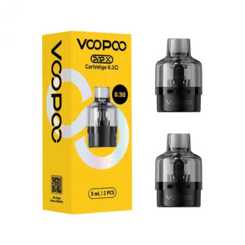Voopoo — Pack de 2 Cartouches 5mL PnP X Intégrée DTL Voopoo