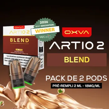 Oxva — Pack de 2 Cartouches Artio 2 Blend 2ml 18mg OXVA