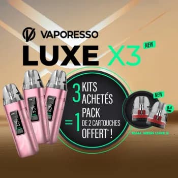 Vaporesso — Offre Kit Luxe X3 Sheer Pink Vaporesso