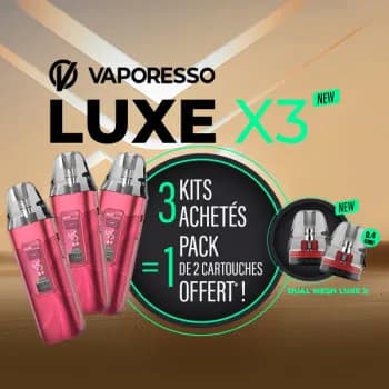 Vaporesso — Offre Kit Luxe X3 Sheer Red Vaporesso
