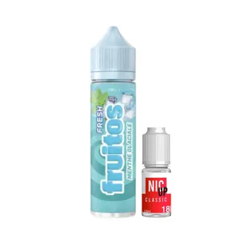 18mg — Menthe Glaciale Fruitos Fresh 50ml + Booster Nic Up 10ml 18mg
