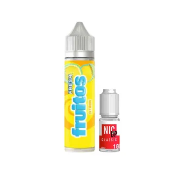 18mg — Citron Fruitos Fresh 50ml + Booster Nic Up 10ml 18mg