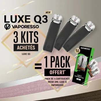 Vaporesso — Offre Kit Luxe Q3 Classic Black Vaporesso