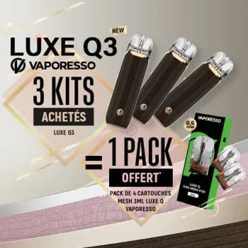 Vaporesso — Offre Kit Luxe Q3 Mocha Brown Vaporesso