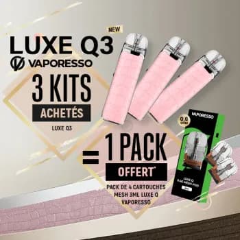 Vaporesso — Offre Kit Luxe Q3 Rose Pink Vaporesso