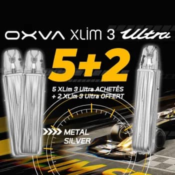 Oxva — Offre Kit Xlim 3 Ultra Metal Silver OXVA