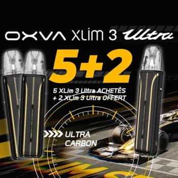 Oxva — Offre Kit Xlim 3 Ultra Ultra Carbon OXVA