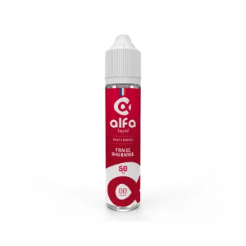 Alfaliquid — Fraise Rhubarbe 50/50 Fruits Rouges Alfaliquid 50ml