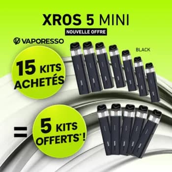 Vaporesso — Offre Kit Xros 5 Mini Black Vaporesso