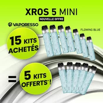 Vaporesso — Offre Kit Xros 5 Mini Flowing Blue Vaporesso