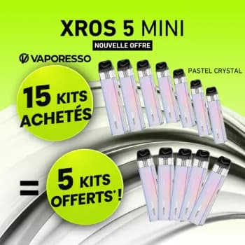 Vaporesso — Offre Kit Xros 5 Mini Pastel Crystal Vaporesso