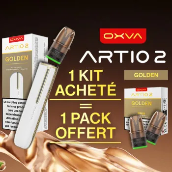 Offre Kit Artio 2 Golden Pearly White OXVA
