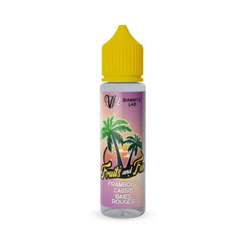 50ml — Framboise Cassis Baies Rouges Fruits And Sun Vape Institut & Biarritz Lab 50ml