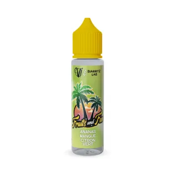 50ml — Ananas Mangue Citron Vert Fruits And Sun Vape Institut & Biarritz Lab 50ml