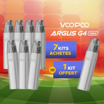 Voopoo — Offre Kit Argus G4 Mini Silver Voopoo