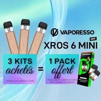 Vaporesso — Offre Kit XROS 6 Mini Brown Vaporesso