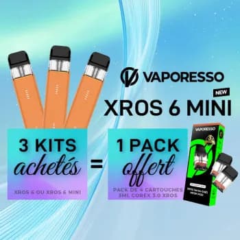 Vaporesso — Offre Kit XROS 6 Mini Jelly Orange Vaporesso