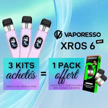 Offre Kit XROS 6 Dreamy Pink Vaporesso