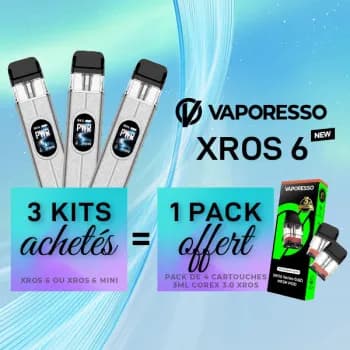 Vaporesso — Offre Kit XROS 6 Silk Gray Vaporesso