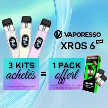 Vaporesso — Offre Kit XROS 6 Light Colours Vaporesso