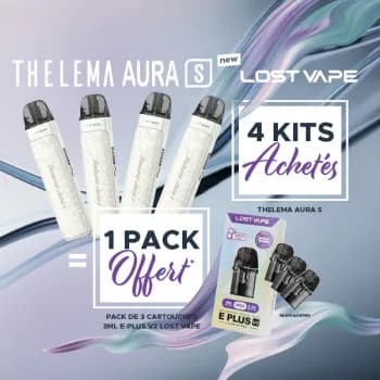 Lost Vape — Offre Kit Thelema Aura S Baroque White Lost Vape