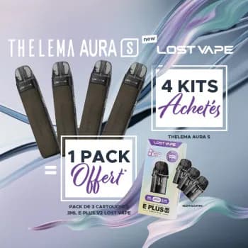 Lost Vape — Offre Kit Thelema Aura S Deep Espresso Lost Vape