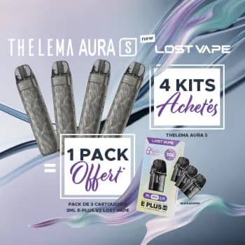 Lost Vape — Offre Kit Thelema Aura S Steel Weave Lost Vape