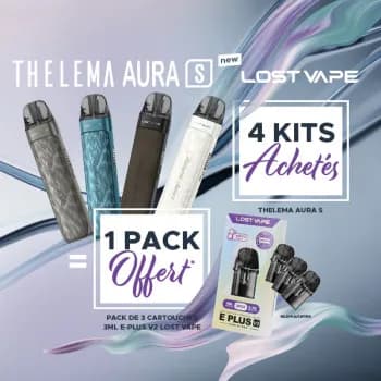 Lost Vape — Offre Kit Thelema Aura S Mix Colours Lost Vape