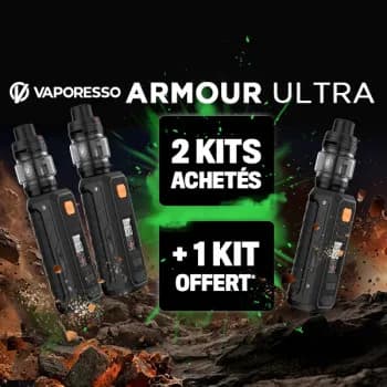 Offre Kit Armour Ultra Obsidian Black Vaporesso
