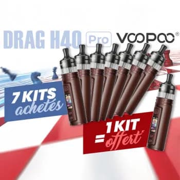 Voopoo — Offre Kit Drag H40 Pro Cocoa Red Voopoo