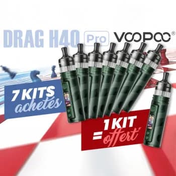 Voopoo — Offre Kit Drag H40 Pro Moss Green Voopoo