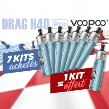 Voopoo — Offre Kit Drag H40 Pro Snow Blue Voopoo