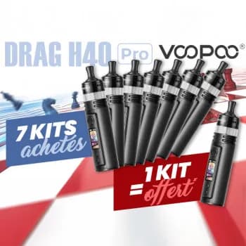 Offre Kit Drag H40 Pro Spray Black Voopoo