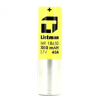 Listman — Accu 40A 18650 3000mAh V2 Listman