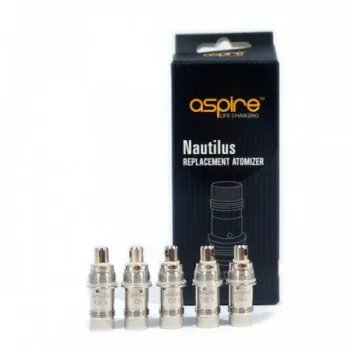 Aspire — Pack 5 Résistances 1.6 Ohm / 1.8 Ohm BVC Nautilus Aspire