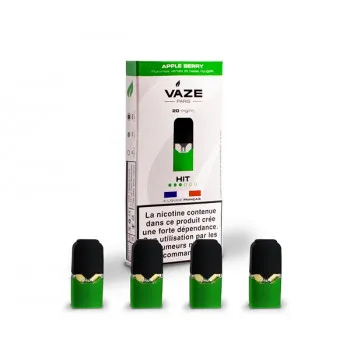 20mg) — Pack de 4 Pods de 0,75ml Apple Berry Vaze Vape 20mg