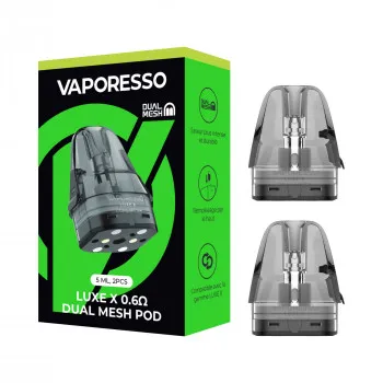 Pack de 2 Cartouches 5mL Dual Mesh Luxe X Vaporesso
