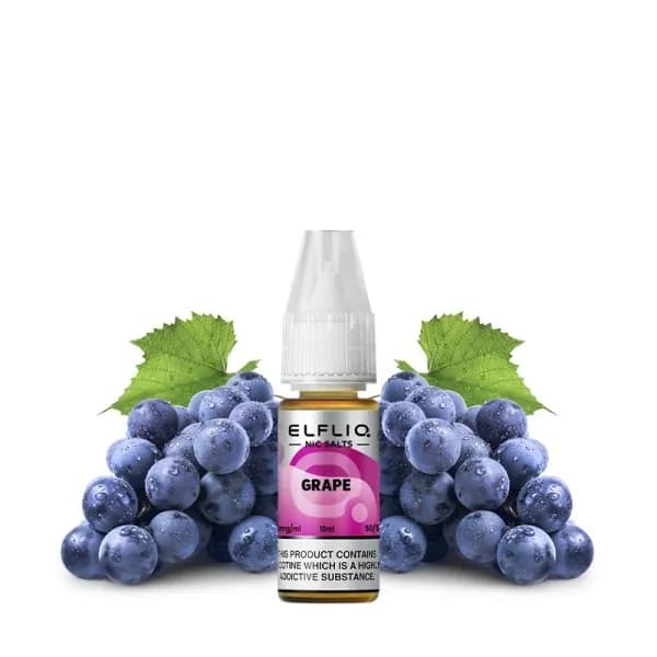 Grape Nic Salt 10ml - Elfliq by Elf Bar