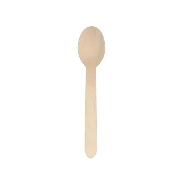 Lot De Cuillères En Bois Jetable (36pcs)