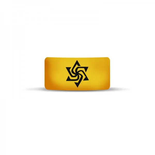 Vape Band Jaune Logo Etoile 22 à 26mm