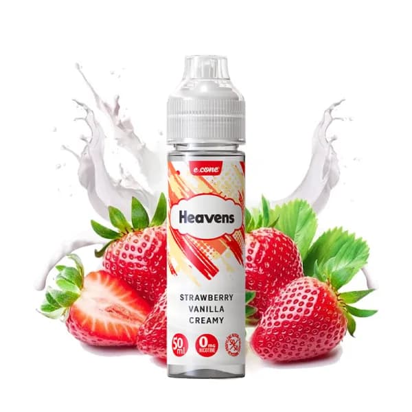 Creamy Strawberry 0mg 50ml - Heavens by Vape Maker
