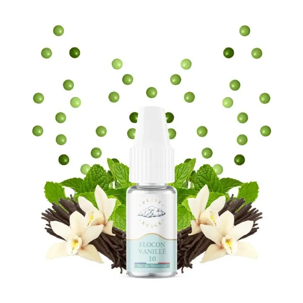 Nuage — Flocon Vanillé Nic Salts 10ml - Petit Nuage