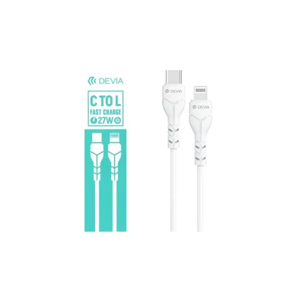 Câble de Charge USB-C vers Lightning 27W/3A Eco-Friendly - Kintone Series by DEVIA