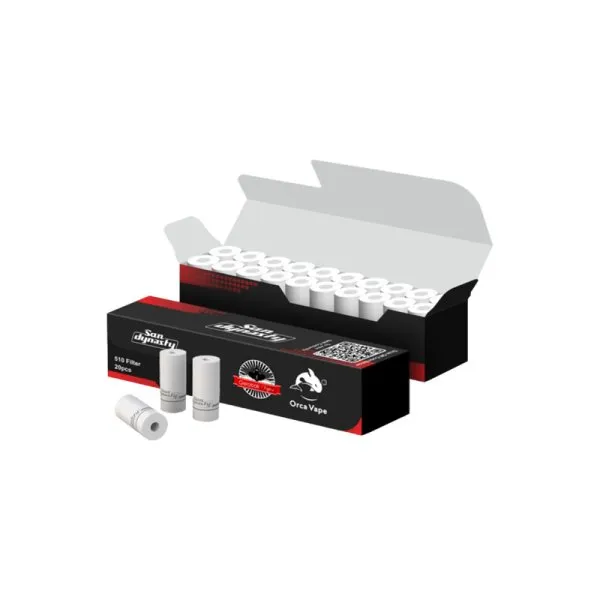 Filtre Drip Tip 510 20pcs - Gerobak Vaper X Orca Vape