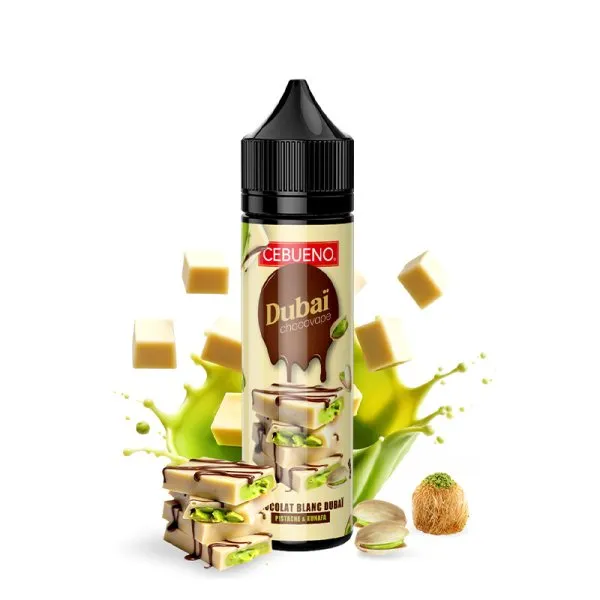 Dubaï Chocovape White 0mg 50ml - Cebueno