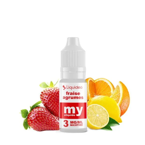 Fraise Agrumes 10ml - Liquideo My Eliquide