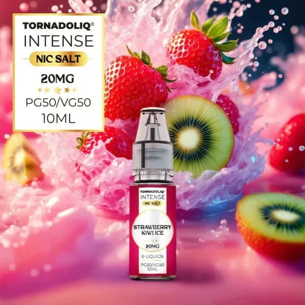 Tornadoliq — Strawberry Kiwi Ice Nic Salts 20mg 10ml - Intense by Tornadoliq
