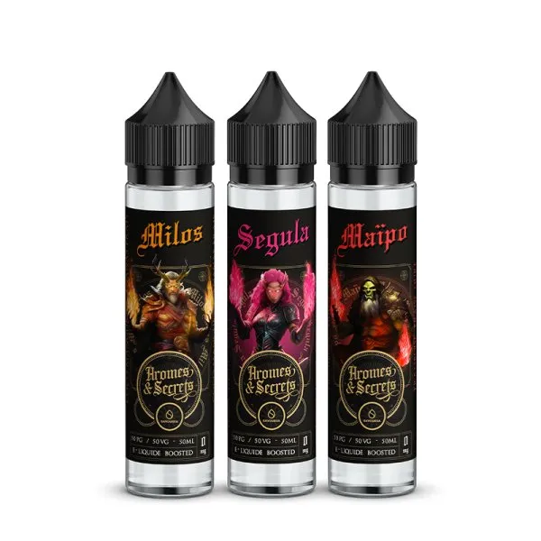 Tripack (Milos/Segula/Maïpo) 0mg 50ml - Arômes & Secrets by Savourea