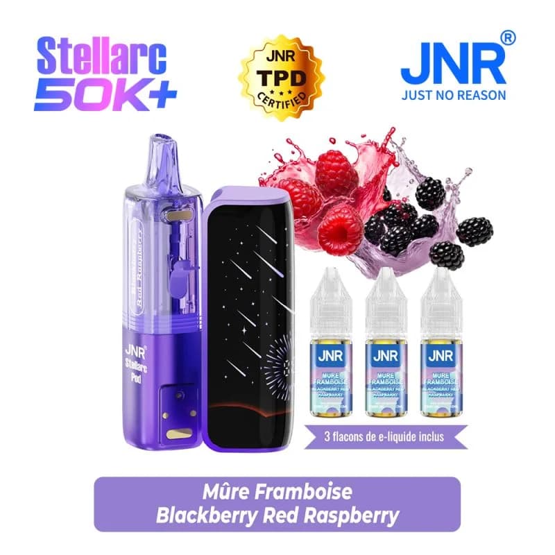 Puff Stellarc 50K Mûre Framboise 3x10ml 20mg - JNR