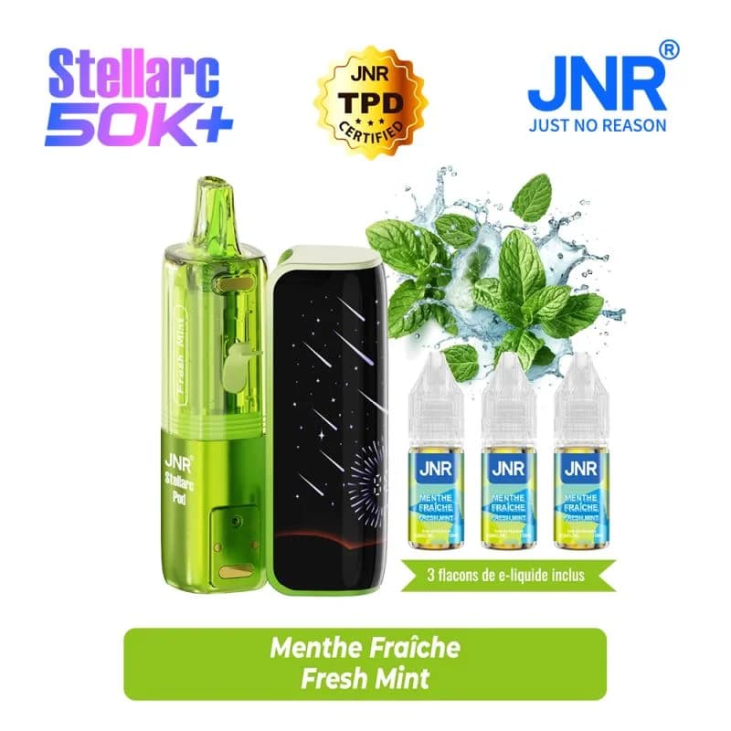 Puff Stellarc 50K Menthe Fraîche 3x10ml 20mg - JNR